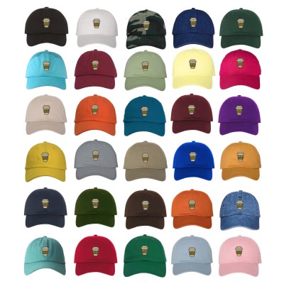 COFFEE CUP Dad Hat Embroidered Brewed Coffee Mug Baseball Caps  Many Available  eb-89354023